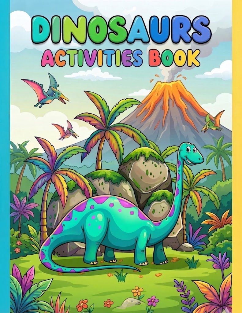 Dinosaurs Activities Book