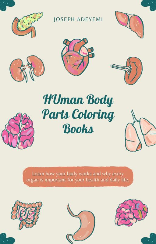Human Body Parts Coloring Book